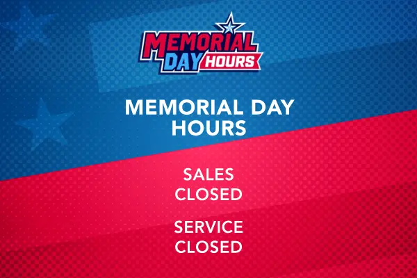 Memorial Day Hours 